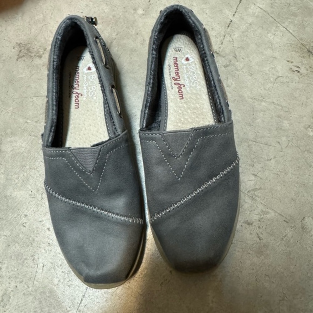 BOBS from Skechers dark gray Slip-On Shoes